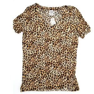 VICTORIAS SECRET PINK - CHEETAH PRINT TEE